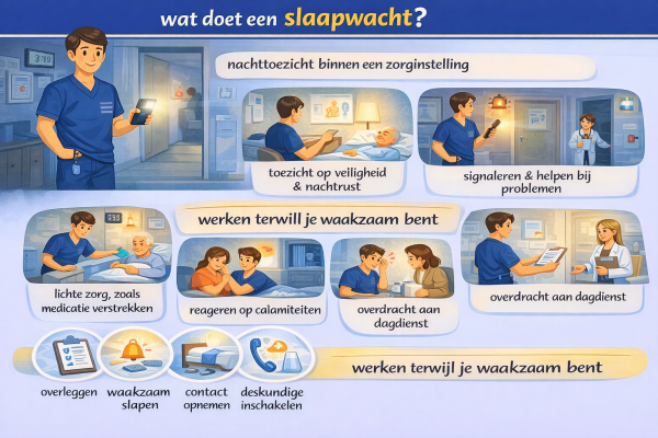 Alles over het beroep slaapwacht Wat doet een slaapwacht